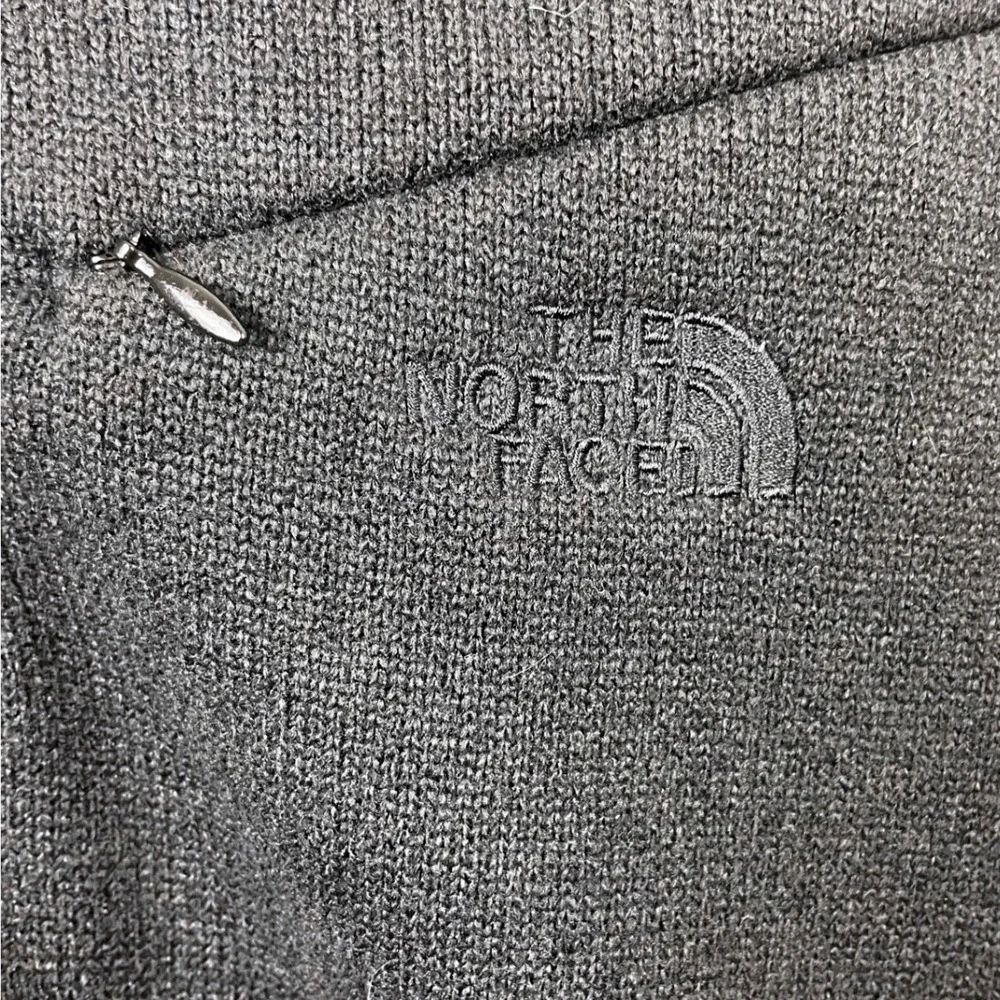 The North Face Mens Large Black Quarter Zip Fleece Pullover Jacket Mock Neck